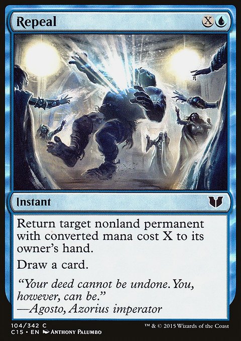 Repeal, Commander 2015 #104, Magic: The Gathering card