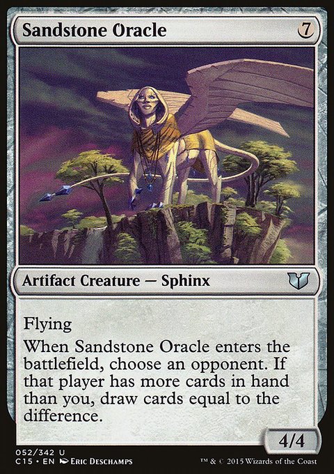 Sandstone Oracle, Commander 2015 #52, Magic: The Gathering card
