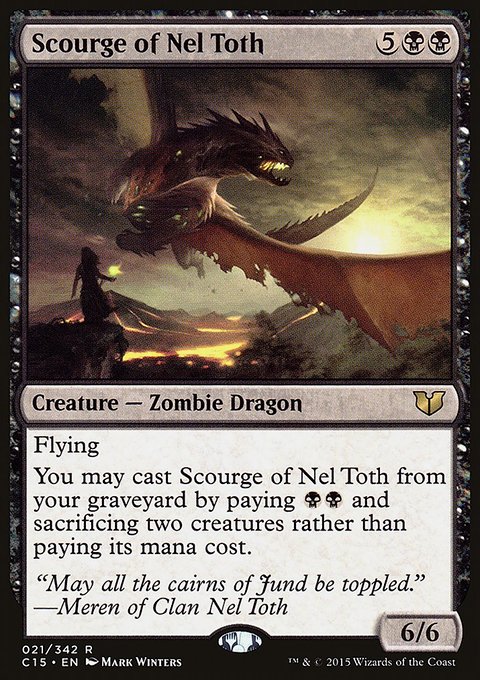 Scourge of Nel Toth, Commander 2015 #21, Magic: The Gathering card