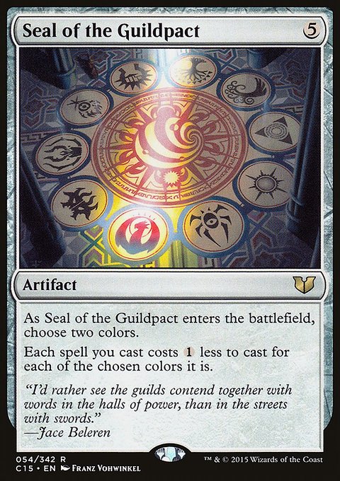 Seal of the Guildpact, Commander 2015 #54, Magic: The Gathering card