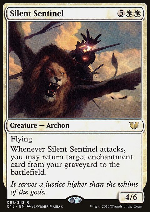 Silent Sentinel, Commander 2015 #81, Magic: The Gathering card