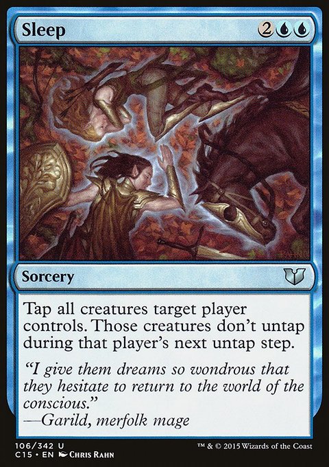 Sleep, Commander 2015 #106, Magic: The Gathering card