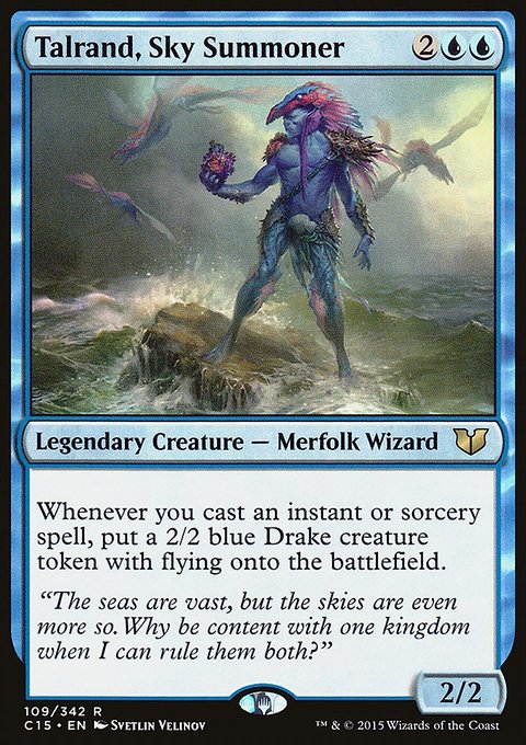 Talrand, Sky Summoner, Commander 2015 #109, Magic: The Gathering card