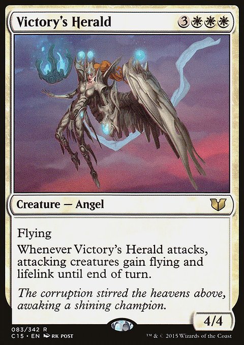 Victory's Herald, Commander 2015 #83, Magic: The Gathering card