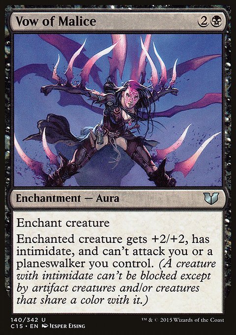 Vow of Malice, Commander 2015 #140, Magic: The Gathering card