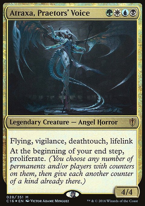 Atraxa, Praetors' Voice, Commander 2016 #28, Magic: The Gathering card