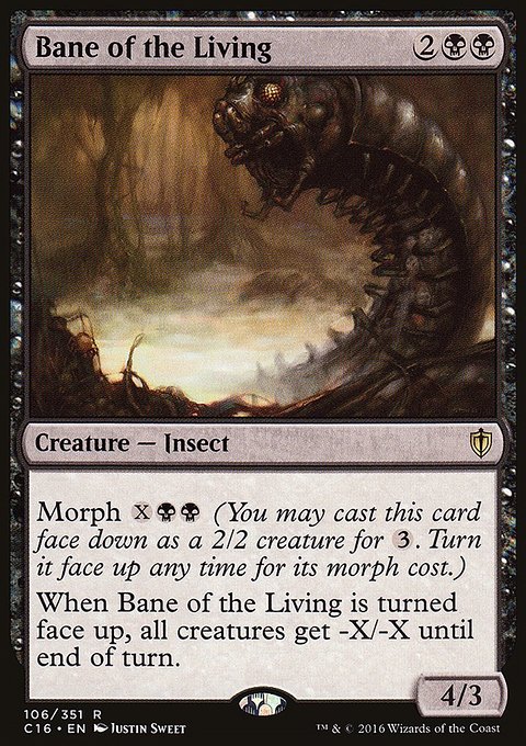 Bane of the Living, Commander 2016 #106, Magic: The Gathering card