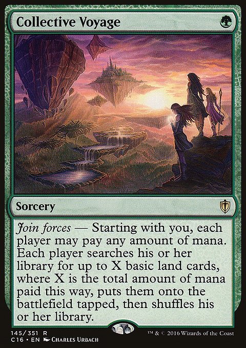 Collective Voyage, Commander 2016 #145, Magic: The Gathering card
