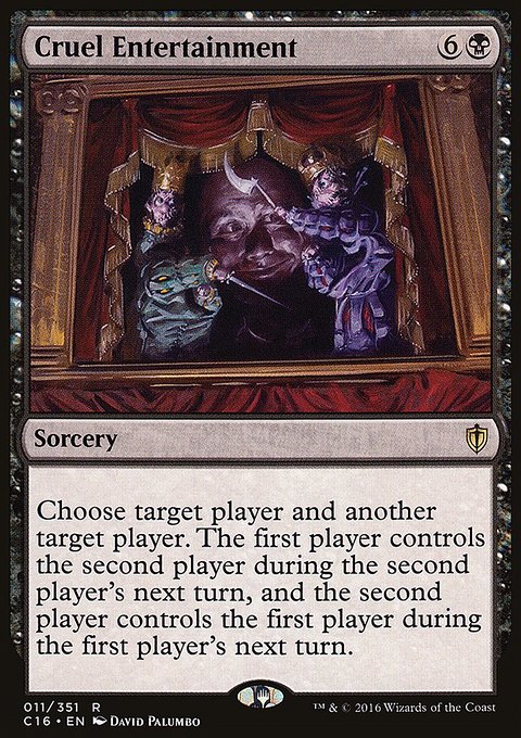 Cruel Entertainment, Commander 2016 #11, Magic: The Gathering card