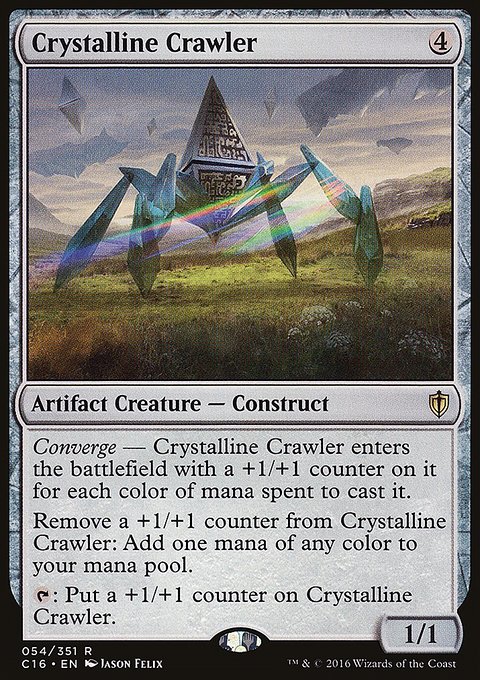 Crystalline Crawler, Commander 2016 #54, Magic: The Gathering card