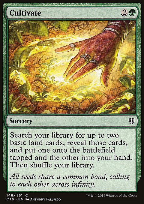 Cultivate, Commander 2016 #146, Magic: The Gathering card