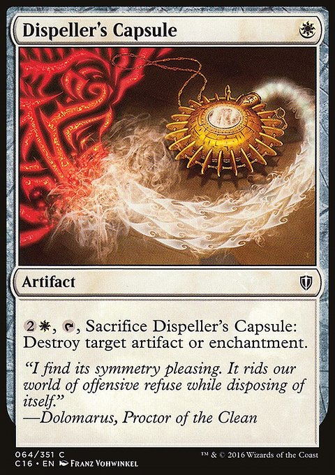 Dispeller's Capsule, Commander 2016 #64, Magic: The Gathering card