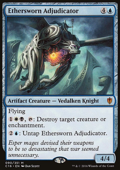 Ethersworn Adjudicator, Commander 2016 #90, Magic: The Gathering card