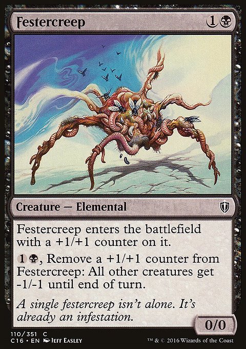 Festercreep, Commander 2016 #110, Magic: The Gathering card