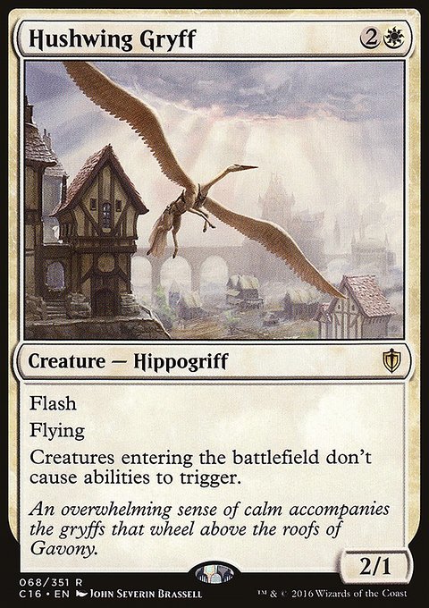 Hushwing Gryff, Commander 2016 #68, Magic: The Gathering card
