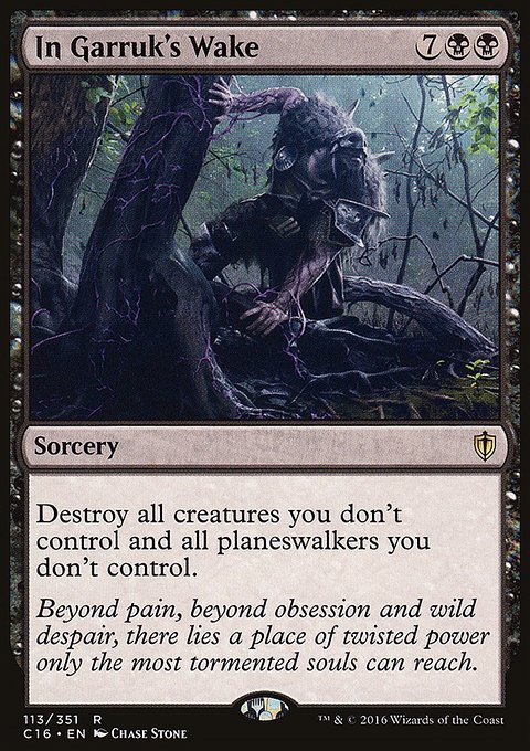 In Garruk's Wake, Commander 2016 #113, Magic: The Gathering card
