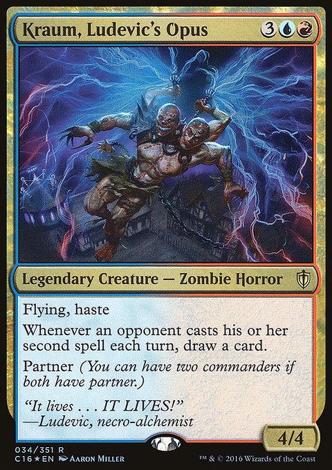 Kraum, Ludevic's Opus, Commander 2016 #34, Magic: The Gathering card