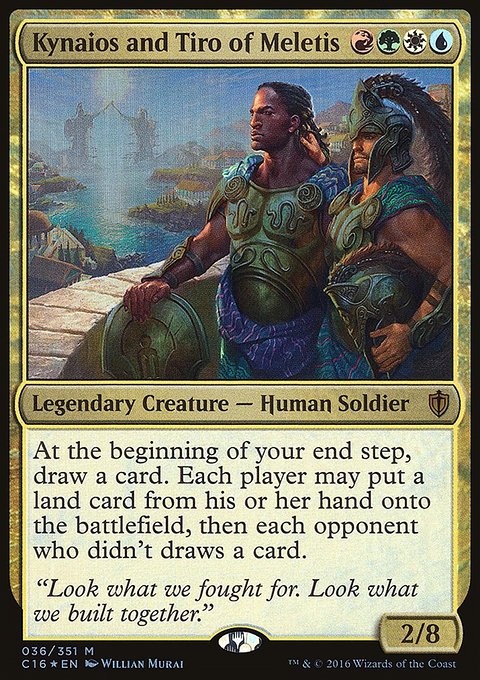 Kynaios and Tiro of Meletis, Commander 2016 #36, Magic: The Gathering card