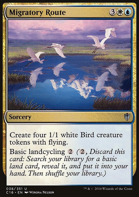 Migratory Route, Commander 2016 #38, Magic: The Gathering card