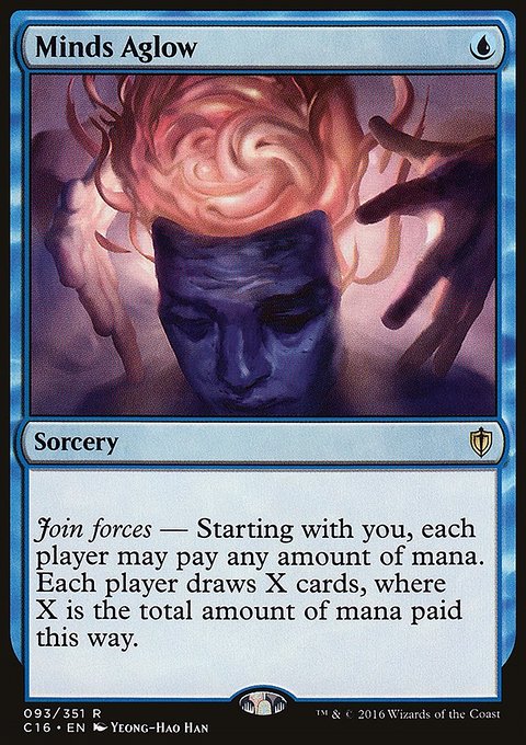 Minds Aglow, Commander 2016 #93, Magic: The Gathering card