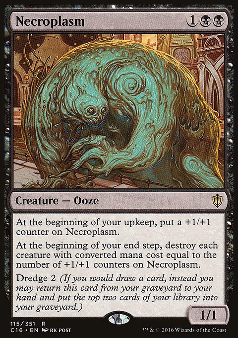 Necroplasm, Commander 2016 #115, Magic: The Gathering card