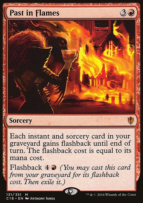 Past in Flames, Commander 2016 #131, Magic: The Gathering card