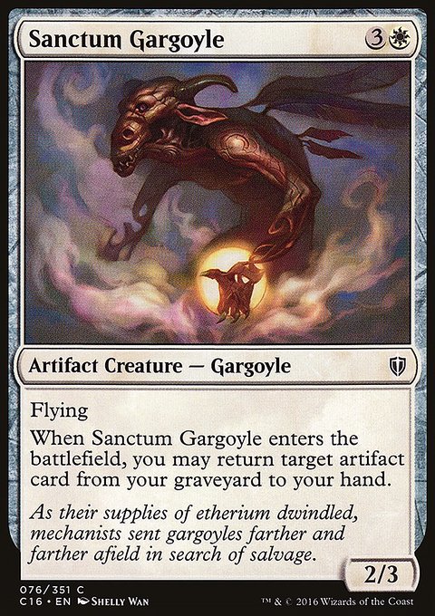 Sanctum Gargoyle, Commander 2016 #76, Magic: The Gathering card