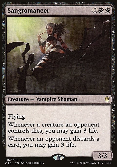 Sangromancer, Commander 2016 #116, Magic: The Gathering card