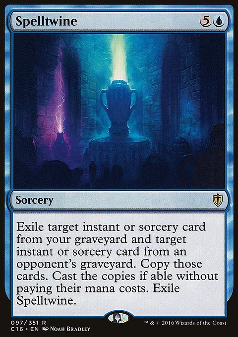 Spelltwine, Commander 2016 #97, Magic: The Gathering card