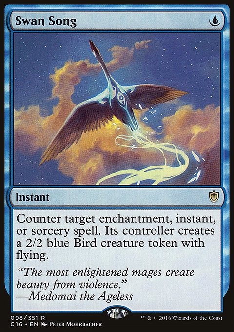 Swan Song, Commander 2016 #98, Magic: The Gathering card