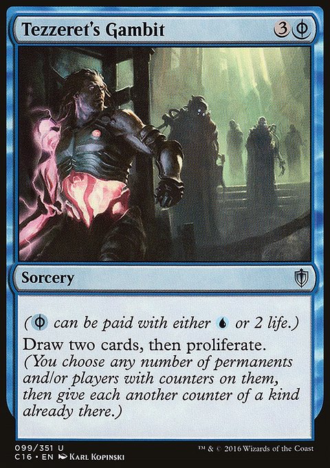 Tezzeret's Gambit, Commander 2016 #99, Magic: The Gathering card