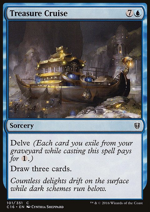 Treasure Cruise, Commander 2016 #101, Magic: The Gathering card