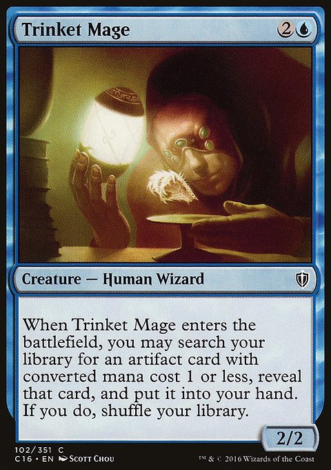 Trinket Mage, Commander 2016 #102, Magic: The Gathering card