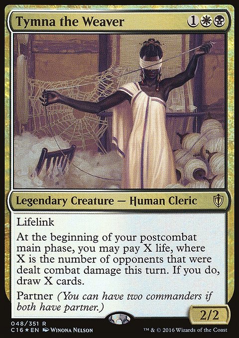 Tymna the Weaver, Commander 2016 #48, Magic: The Gathering card