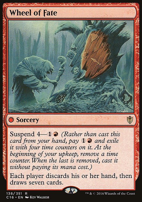 Wheel of Fate, Commander 2016 #138, Magic: The Gathering card