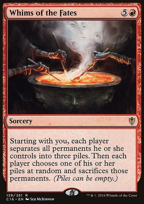 Whims of the Fates, Commander 2016 #139, Magic: The Gathering card