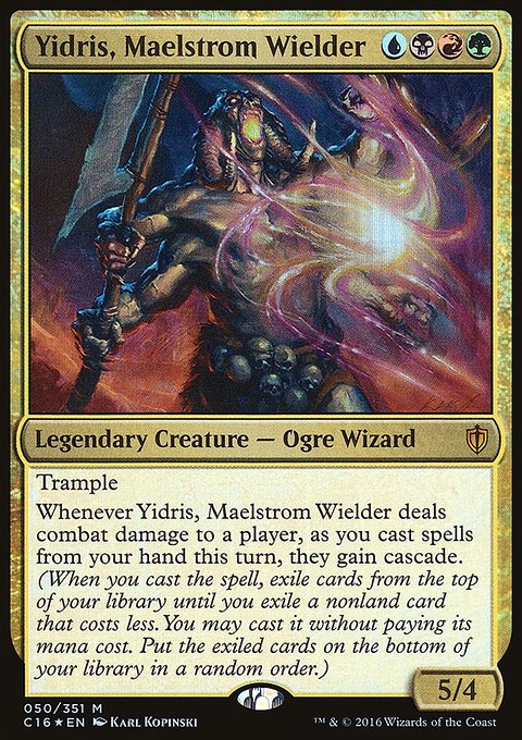 Yidris, Maelstrom Wielder, Commander 2016 #50, Magic: The Gathering card