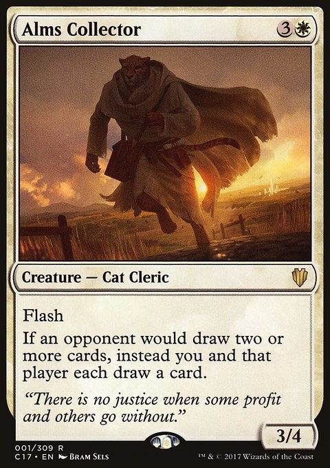 Alms Collector, Commander 2017 #1, Magic: The Gathering card
