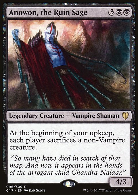 Anowon, the Ruin Sage, Commander 2017 #96, Magic: The Gathering card