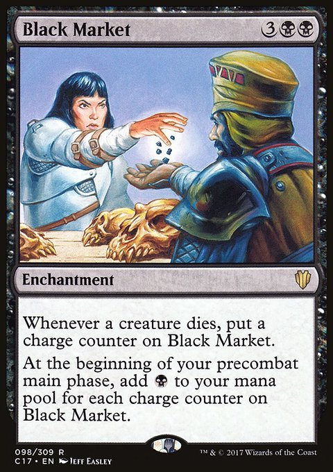 Black Market, Commander 2017 #98, Magic: The Gathering card