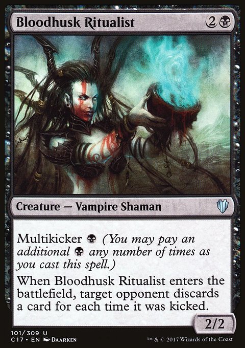 Bloodhusk Ritualist, Commander 2017 #101, Magic: The Gathering card