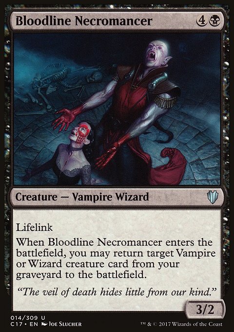 Bloodline Necromancer, Commander 2017 #14, Magic: The Gathering card