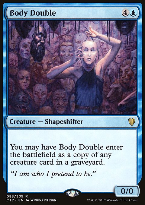Body Double, Commander 2017 #83, Magic: The Gathering card