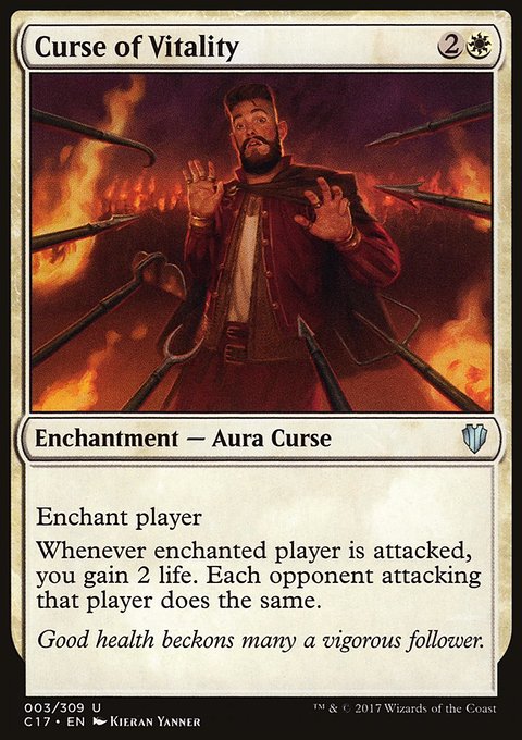 Curse of Vitality, Commander 2017 #3, Magic: The Gathering card