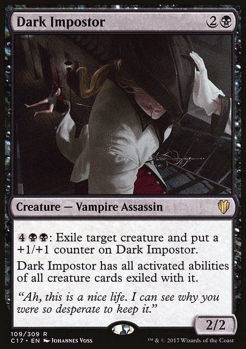 Dark Impostor, Commander 2017 #109, Magic: The Gathering card
