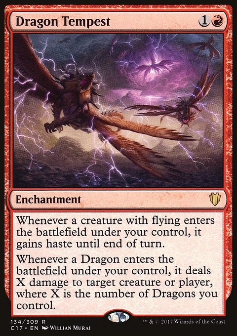 Dragon Tempest, Commander 2017 #134, Magic: The Gathering card
