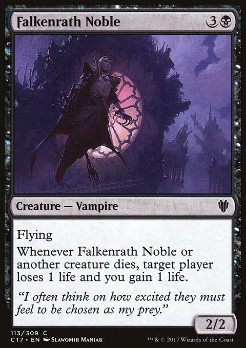 Falkenrath Noble, Commander 2017 #113, Magic: The Gathering card