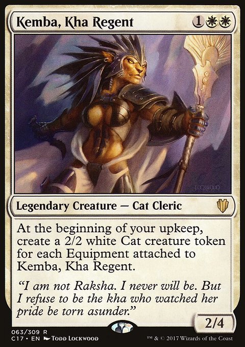 Kemba, Kha Regent, Commander 2017 #63, Magic: The Gathering card