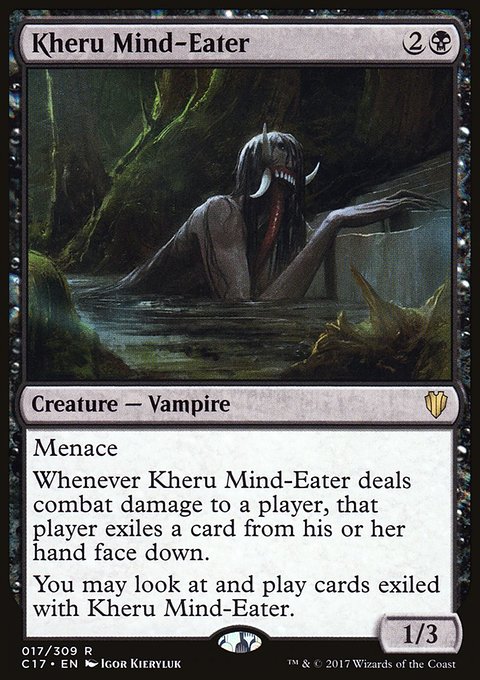 Kheru Mind-Eater, Commander 2017 #17, Magic: The Gathering card