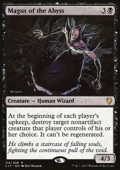 Magus of the Abyss, Commander 2017 #115, Magic: The Gathering card